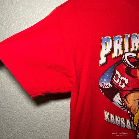 Vintage Kansas City Chiefs 2003 Primetime Beef Mens Unisex T Shirt Large - Picture 5 of 8